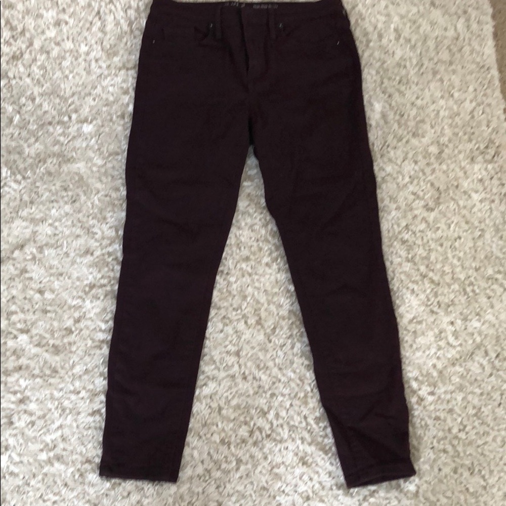 Size 8 high rise skinny denim